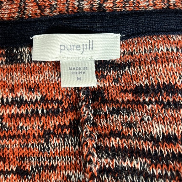 Pure Jill 3/4 Sleeve Tunic Sweater Top M - Picture 4 of 5